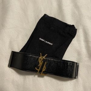 YSL LEATHER BRACELET